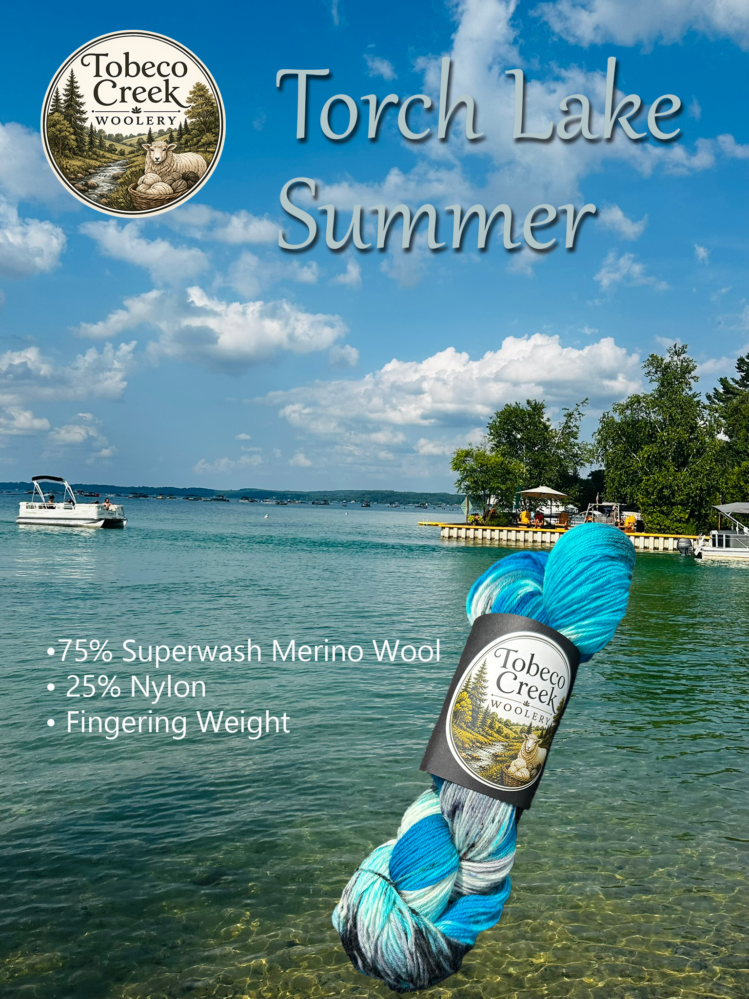 Torch Lake Summer colorway feature image